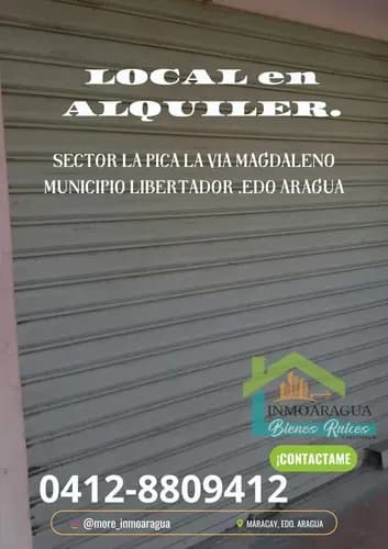 Alquilolocal/sector La Pica Vía Magdaleno Palo Negro/mh 7267