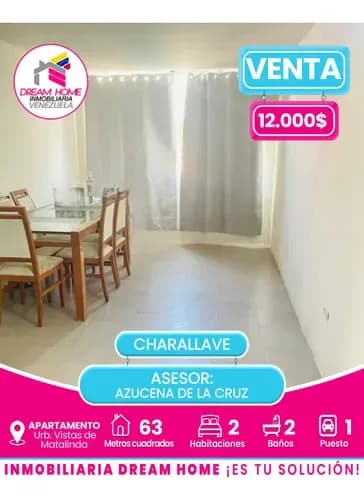 Apartamento En Venta Urb. Vistas De Matalinda Charallave
