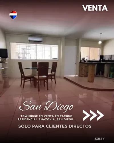 Towhouse En Venta En Parque Residencial Amazonia, San Diego. 331564 Solo Clientes Directos