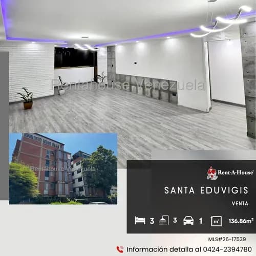 Apartamento En Venta En Santa Eduvigis. #26-17539