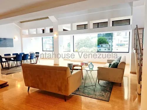 Af- Apartamento Penthouse En Venta En Zona Alta De Los Palos Grandes, Con Terraza, 4 Habitaciones, Edificio Con Pozo De Agua Y Vigilancia