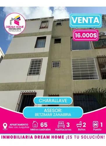 Apartamento En Venta Res. Las Juajuitas. Clavellinas 2 Charallave