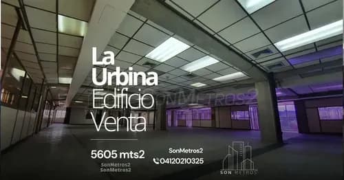 Edificio Venta Financiada La Urbina 5605 Mts2. Sonmetros2