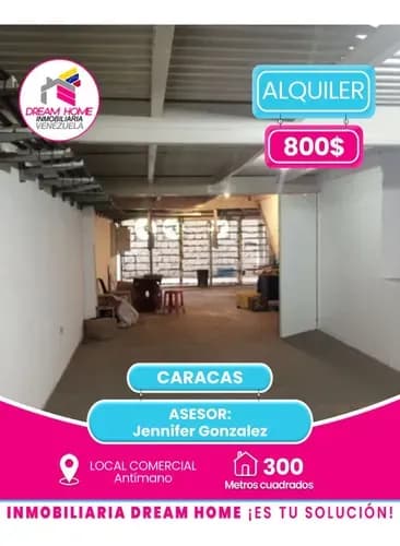 Local Comercial En Alquiler Antímano Caracas