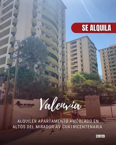 Alquiler Apartamento Amoblado En Altos Del Mirador Av.cuatricentenaria 319119