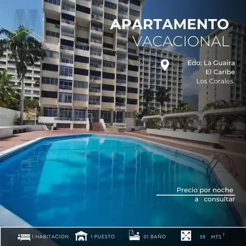 Apartamento En Alquiler Vacacional En La Guaira Avenida La Playa
