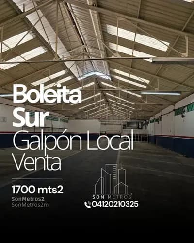 Local Galpón Venta Boleita Sur 1700 Mts2. Sonmetros2