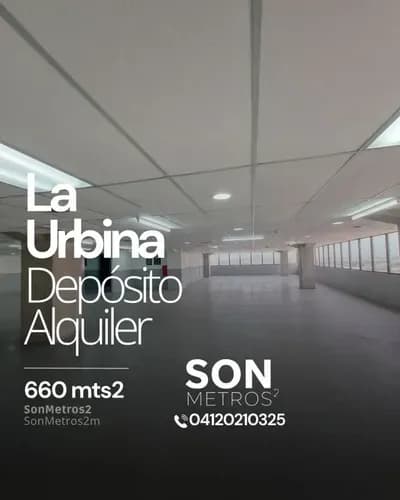 Piso Industrial La Urbina 660 Mts2. Sonmetros2