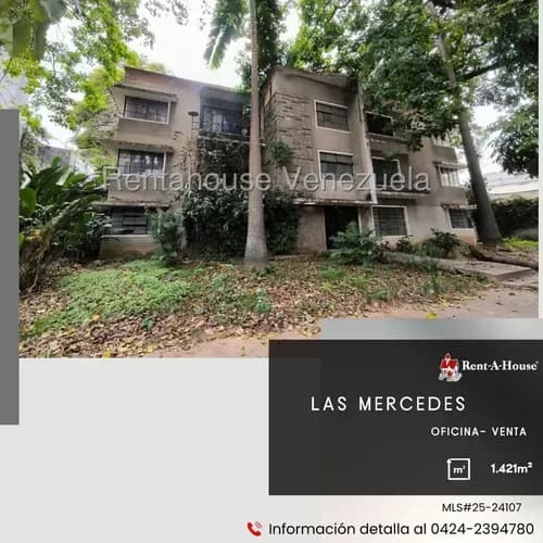 Venta De Terreno Las Mercedes. #25-24107