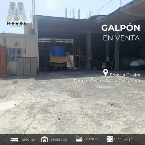 Galpón Comercial En La Av. La Costanera. La Guaira