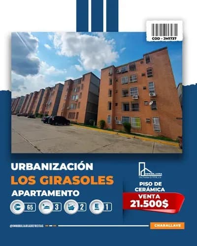 En Venta Apartamento En Los Girasoles. Charallave