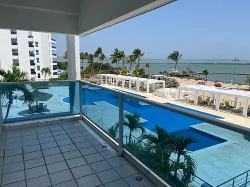 Jhonny Vende Apartamento 76m2 Puerto Marintusa Tucacas Terraza Planta 100% Frente A La Bahía Jr