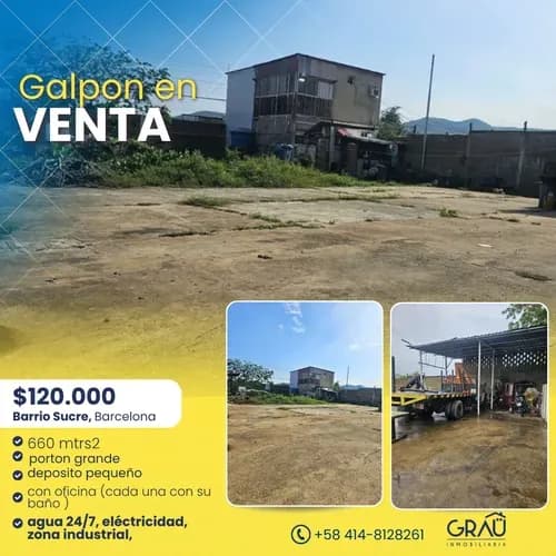 Galpon En Venta En Barrio Sucre