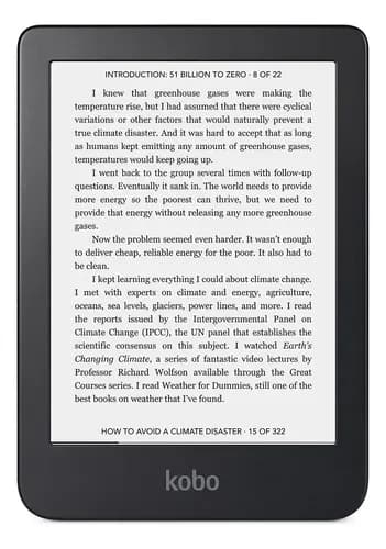 Ebook Kobo Clara 2e Ereader De 6 Y 16 Gb Comfortlight Pro