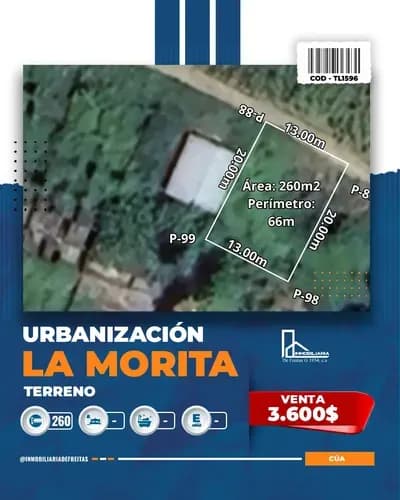 Terreno En Urbaniazcion La Morita - Cua.
