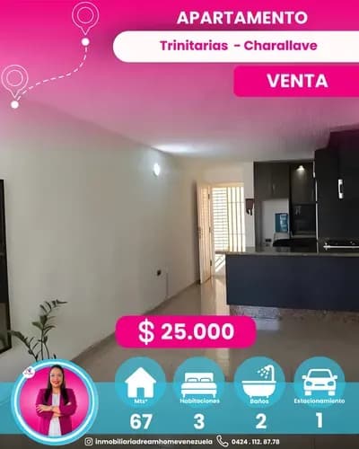 Apartamento En Venta Trinitarias Charallave