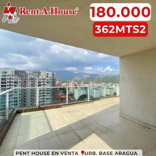 Apartamento En Venta En Base Aragua Tipo Pent House De 362 Mts2 Espectacular Terraza . Mmarin 24-5713