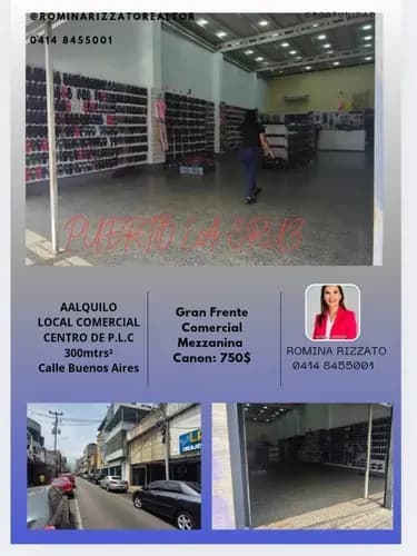 Alquilo Local Comercial En El Centro De Puerto La Cruz. Calle Buenos Aires Cruce Con Libertad