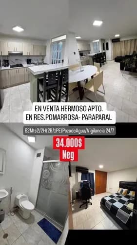 Juan Carlos Rodriguez Vende Apartamento En Res. Pomarrosa Paraparal