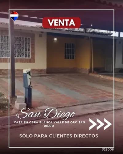 Casa En Obra Blanca Valle De Oro San Diego 30853 Solo Clientes Directos
