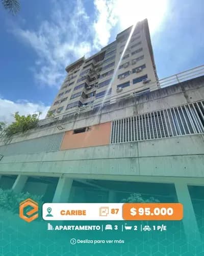 Amplio Y Cómodo Apartamento Ubicado En Caribe En Venta