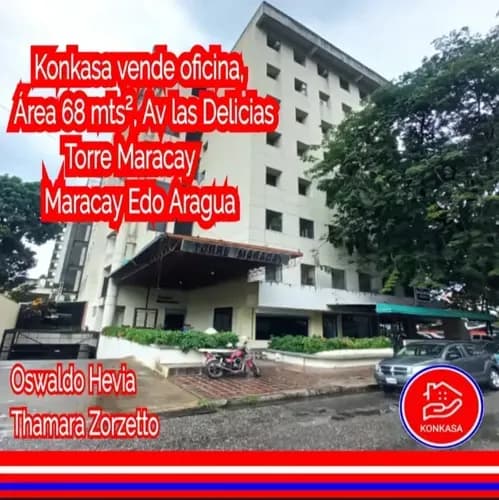 Konkasa Vende Oficina En La Urb El Bosque, Av Las Delicias, Torre Maracay. Maracay Edo Aragua