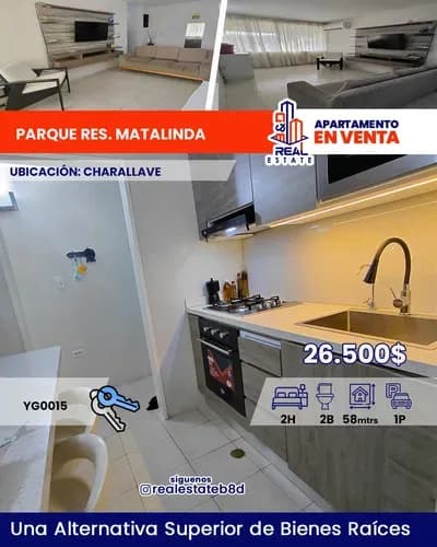 Apartamento En Venta Parque Residencial Matalinda/ Charallave.