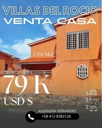 Venta Casa Villas Del Rocio 170 M2