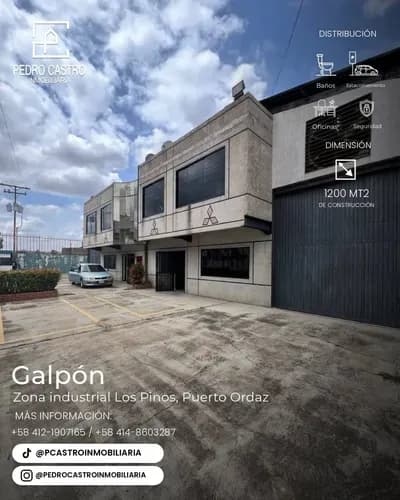 Venta Galpones Zona Industrial Los Pinos, Puerto Ordaz, Guayana, Venezuela