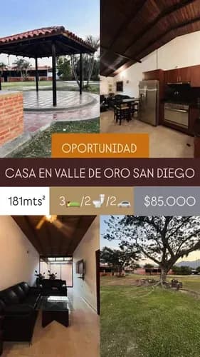 Tre009 Solo Clientes En Venta Casa Semi Amoblada En Valle De Oro - San Diego