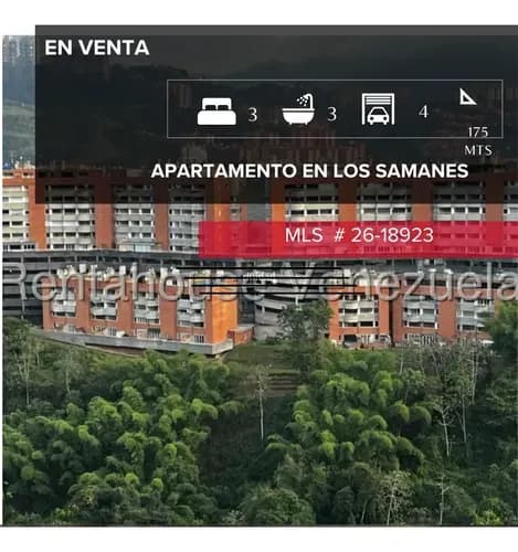Apartamento En Venta En Los Samanes Mls #26-18923