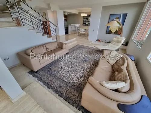 Ng 26-20574 Maravilloso Apartamento Tipo Penthouse En La Tahona, Dúplex. Espectacular Vista Panorámica