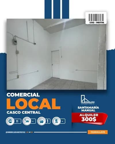 Local En Alquiler En Casco Central Av Tosta García. Charallave