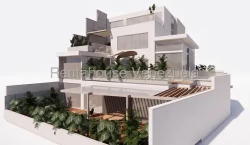 Townhouse En Venta En Los Naranjos Del Cafetal De Tres Niveles Y En Conjunto Residencial Privado #26-20566