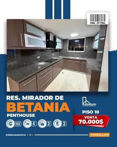 Apartamento En Venta En El Mirador De Betania. Charallave