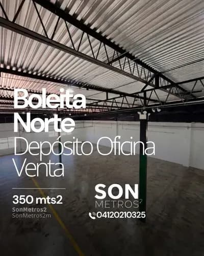 Deposito Piso Industrial Amoblado Venta Boleita Norte 350 Mts2. Sonmetros2