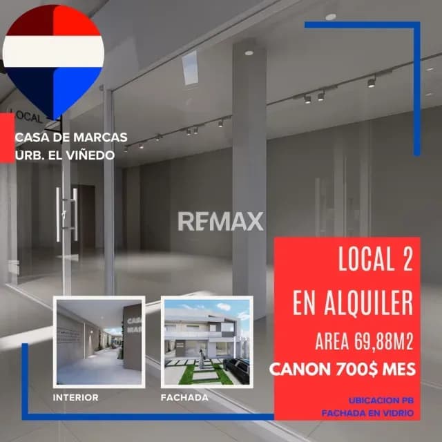 LOCAL EN ALQUILER N2 Dentro de Casa de Marcas