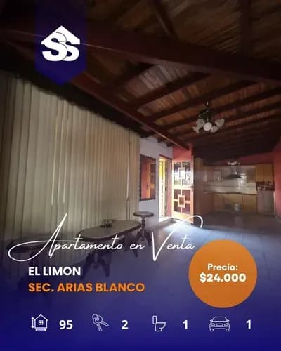 Oportunidad Imperdible En Arias Blanco, El Limón, ¡maracay! Vende Inmobilia Ss C. A Este Espectacular Apto De 95 M2 Listo Para Mudarte: 2 Habitaciones Cómodas, 1 Baño Completo.