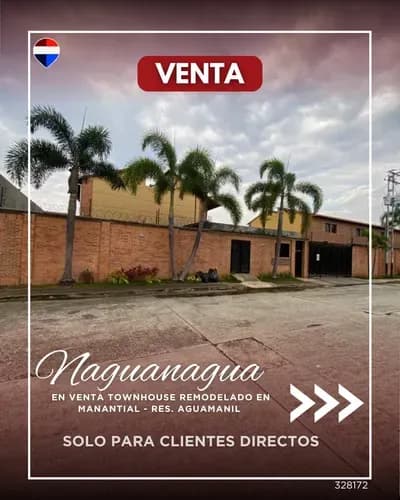 En Venta Townhouse Remodelado En Manantial - Res. Aguamanil 328172 Solo Clientes Directos