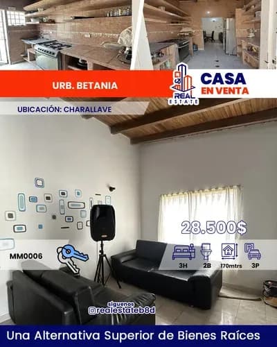 Casa En Venta Urb. Betania - Charallave