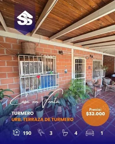 C. V-002 ¡tú Hogar Ideal En Terrazas De Turmero! Inmobilia S S Te Presenta Esta Excelente Opción En Terrazas De Turmero.