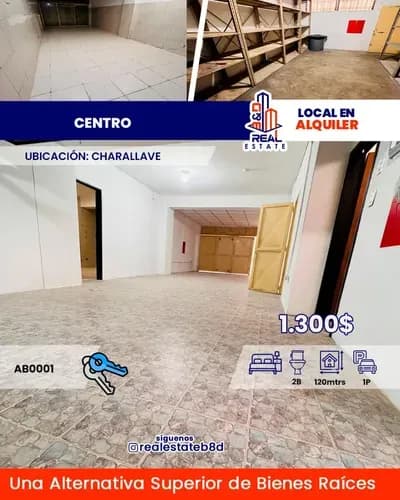 Local Comercial En Alquiler Casco Central/ Charallave.