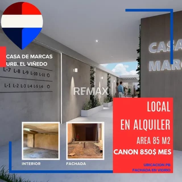 LOCAL EN ALQUILER Dentro de Casa de Marcas