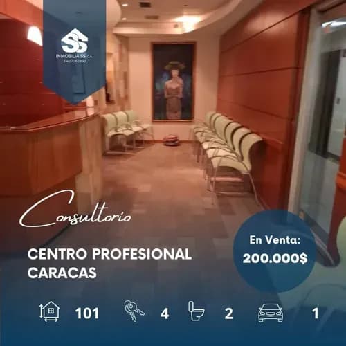 Código: F. F-021 En Venta Consultorio Médico En Centro Profesional Caracas