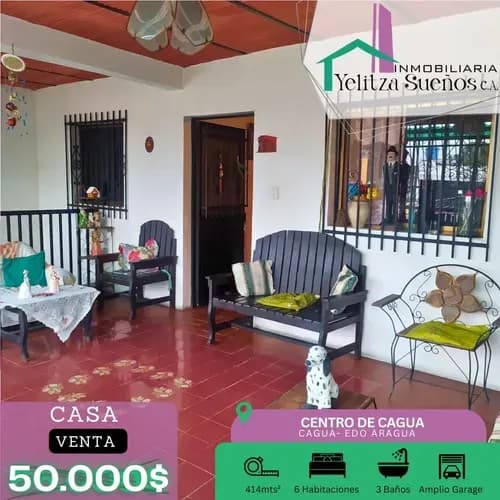 Casa En Venta En El Centro De Cagua
