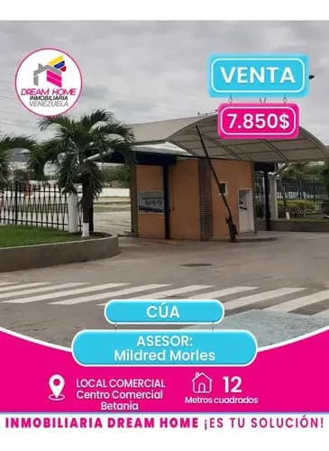 Local En Venta Centro Comercial Betania Cúa