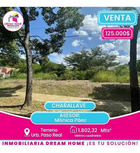 Terreno En Venta Urb. Paso Real - Charallave