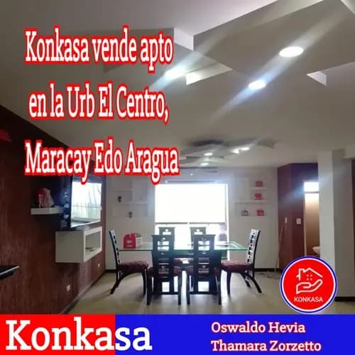 Konkasa Vende Apartamento En La Urb El Centro, Maracay Edo Aragua