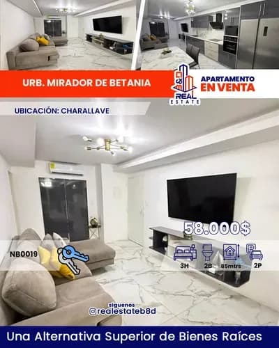 Apartamento En Venta Conjunto Residencial Mirador De Betania/ Charallave.