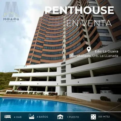 Ph En Venta En La Guaira La Llanada Remodelado Y Actualizado Con Todo El Confort Y Amplia Terraza